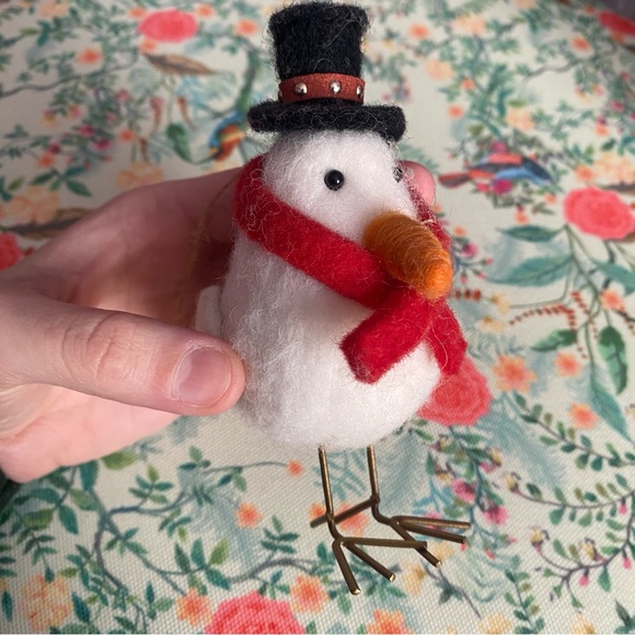Wool Felt Bird Ornament - Picture 1 of 4